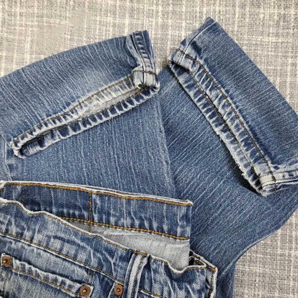 Levi's 511 Slim Fit Mid Rise Jeans Rugged Weight Blue Men's Tag 36x30 SEE DESC